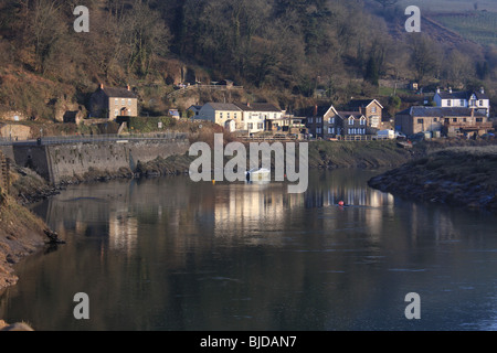 Village de Tintern dans la vallée de la Wye au Pays de Galles Banque D'Images