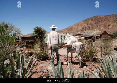 Calico Ghost Town, musée en plein air dans une ville des chercheurs d'or, USA Banque D'Images