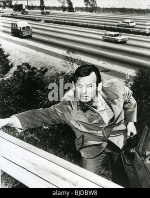 Le fugitif - US ABC TV series 1963-67 avec David Janssen, le Dr Richard Kimble Banque D'Images