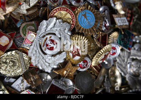 USSR pin badge Banque D'Images