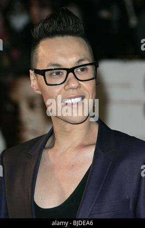 GOK WAN SEPT LIVRES CINÉMA EMPIRE PREMIERE FILM WEST END Leicester Square Londres Angleterre 14 Janvier 2009 Banque D'Images