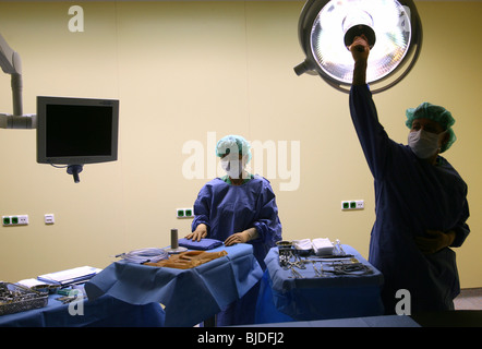 Salle d'opération à l'hôpital d'Helios à Berlin, Allemagne Banque D'Images