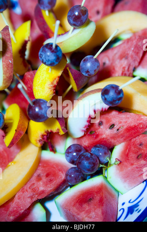 Mélange de fruits close-up Banque D'Images