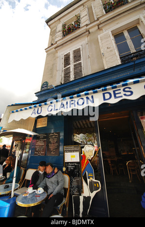 Restaurant Au Clairon des Chasseurs Montmartre Paris France Banque D'Images