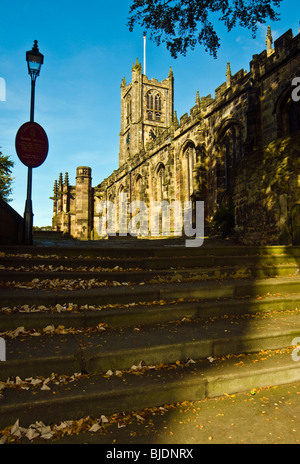 L'Église Priorale, Lancaster, Angleterre - nom complet de l'église de la Bienheureuse Marie de Lancastre' Banque D'Images