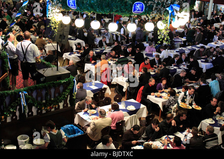 CeBIT 2010, world's largest computer expo, le Munich Hall est le célèbre restaurant bavarois sur le champ de foire. Hanovre Banque D'Images