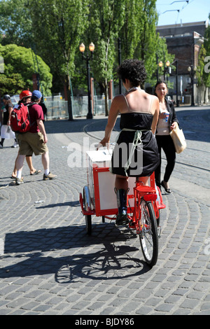 Portland Oregon Skidmore Festival communautaire et du marché Banque D'Images