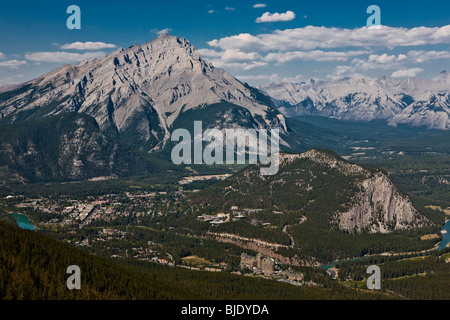 Célèbre Hôtel Fairmont Banff Springs Hotel - Banff - Alberta - Canada Banque D'Images