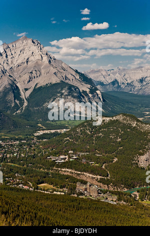 Célèbre Hôtel Fairmont Banff Springs Hotel - Banff - Alberta - Canada Banque D'Images