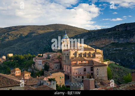 Village d''Albarracín, Aragon, dans la province de Teruel, Espagne Banque D'Images