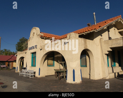 La gare de Santa Fe, Nouveau Mexique, USA. Banque D'Images