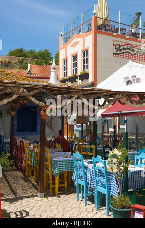 Cafe, Alvor, Algarve, Portugal Banque D'Images