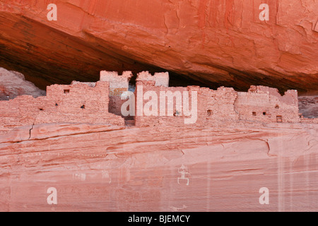 Ruines de la Maison Blanche, Canyon de Chelly, Arizona, USA Banque D'Images