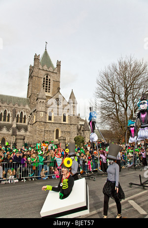 Saint Patrick's Day Parade. Dublin, Irlande. Banque D'Images