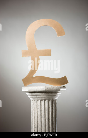 Symbole dièse sur un piédestal Banque D'Images