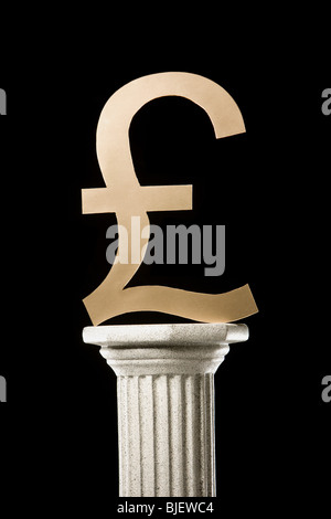 Symbole dièse sur un piédestal Banque D'Images