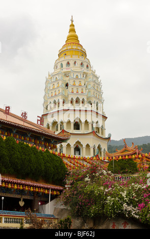 Pagode principale du Temple de Kek Lok Si à Penang, Malaisie Banque D'Images