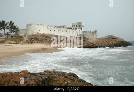 Fort de l'esclave, Cape Coast. Le Ghana, l'Afrique de l'Ouest, l'Afrique Banque D'Images