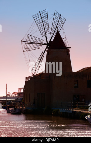 Musée du sel de Trapani Banque D'Images