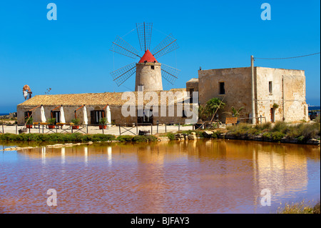Musée du sel de Trapani Banque D'Images