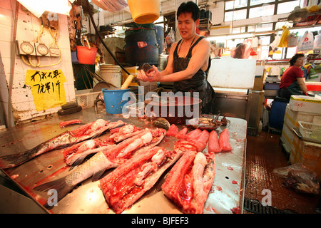 Poissonnier, Macao, Chine Banque D'Images