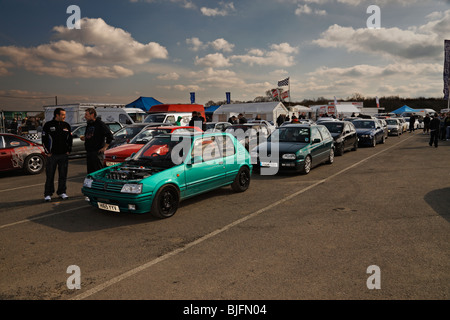 Exécutez ce que vous Brung attente à Santa Pod. Banque D'Images