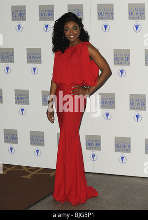 PATINA MILLER 2010 LAURENCE OLIVIER AWARDS Grosvenor House Hotel Park Lane Londres Angleterre 21 Mars 2010 Banque D'Images