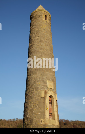 Pencil Monument à Largs construit pour commémorer la bataille Viking de 1263, North Ayrshire, Écosse, Royaume-Uni Banque D'Images