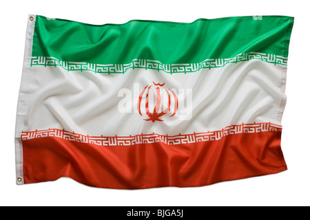 drapeau iranien Banque D'Images