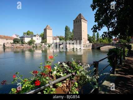 Ponts Couverts, Strasbourg, France Banque D'Images