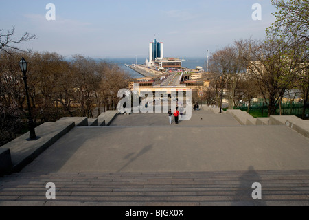 L'Ukraine, Odessa,Potemkine,escaliers,marches,Potyomkin Banque D'Images