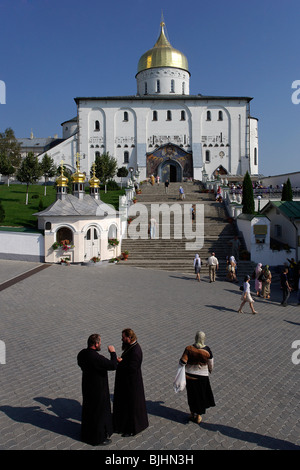 Pochayiv, Poczajow,Monastère de la Dormition, la cathédrale Holy Trinity,1906-1912,ouest de l'Ukraine, l'Oblast de Ternopil Banque D'Images