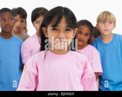 Groupe d'enfants Banque D'Images