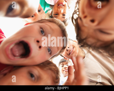 Groupe d'enfants Banque D'Images