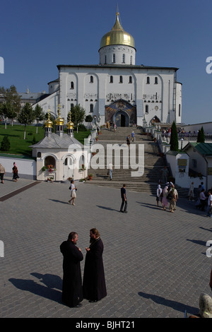 Pochayiv, Poczajow,Monastère de la Dormition, la cathédrale Holy Trinity,1906-1912,ouest de l'Ukraine, l'Oblast de Ternopil Banque D'Images