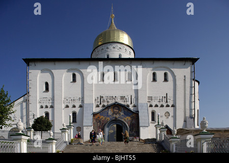 Pochayiv, Poczajow,Monastère de la Dormition, la cathédrale Holy Trinity,1906-1912,ouest de l'Ukraine, l'Oblast de Ternopil Banque D'Images