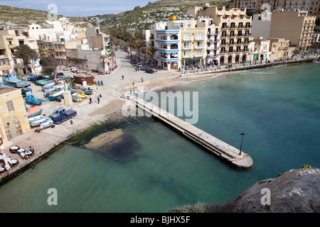 Xlendi Bay, Gozo, Malte Banque D'Images