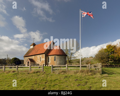 L'église de St Mary the Virgin, Upwaltham Banque D'Images