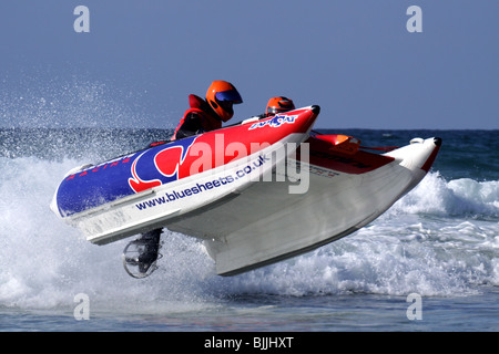 Zapcat Racing Watergate Bay North Cornwall Banque D'Images