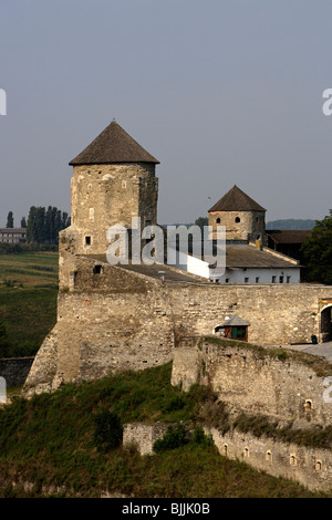 Kamyanets Podilsky Kamieniec Podolski vieux château haut château forteresse 12ème-18ème siècle Kiev oblast Podillia Podillya Banque D'Images