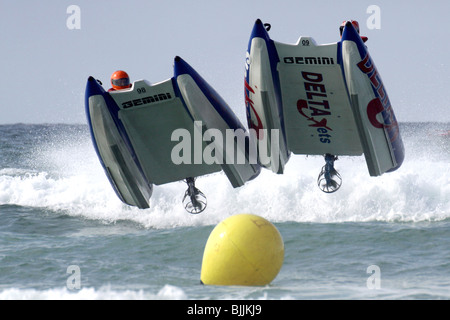 Zapcat Racing Watergate Bay North Cornwall Banque D'Images