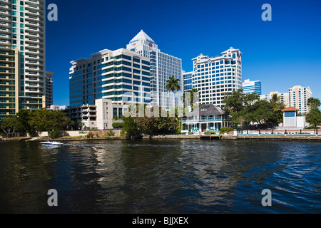 Ft. Lauderdale River Front, Florida, USA Banque D'Images