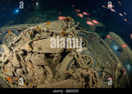 Épave du Thistlegorm dans la mer Rouge, au large de l'Égypte. Banque D'Images