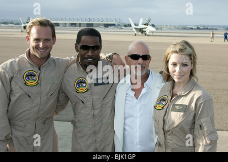 JOSH LUCAS, Jamie Foxx ROB COHEN & Jessica Biel PREMIÈRE MONDIALE STEALTH NAVAL AIR STATION NORTH ISLAND CORONADO SAN DIEGO-NOUS Banque D'Images