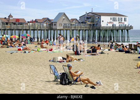 Old Orchard Beach, Maine, la Nouvelle Angleterre, USA Banque D'Images