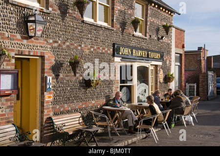 John Harvey Tavern, près de Harvey's Brewery, Lewes, East Sussex, Angleterre Banque D'Images