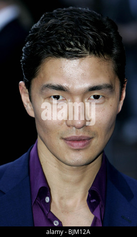 RICK YUNE PREMIÈRE MONDIALE DE FILMS DU MONDE Les Quatre Fantastiques et le Surfer d'ARGENT VUE WEST END Leicester Square Londres Angleterre 1 Banque D'Images