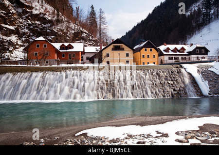 Zelezniki, Alpes slovènes Banque D'Images