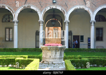 Ferrara Palazzo dei Diamanti. Banque D'Images