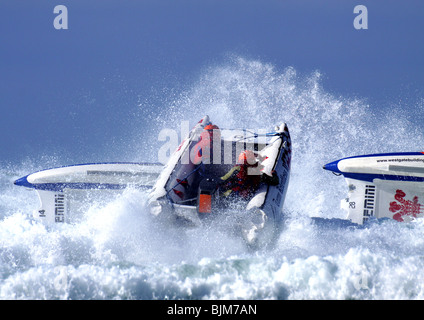 Zapcat Racing Watergate Bay North Cornwall Banque D'Images